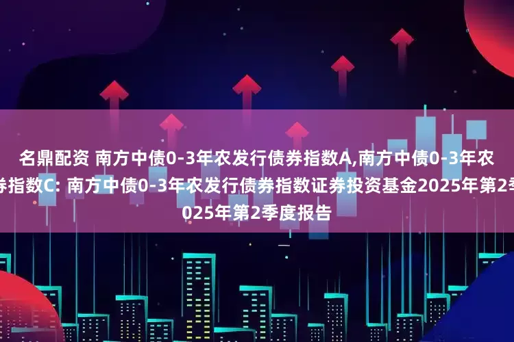 名鼎配资 南方中债0-3年农发行债券指数A,南方中债0-3年农发行债券指数C: 南方中债0-3年农发行债券指数证券投资基金2025年第2季度报告